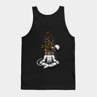 Release - Meditation Butterfly Collage Tank Top